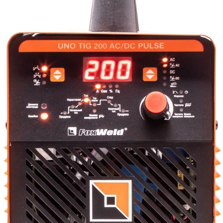 АППАРАТ АРГОНОДУГОВОЙ СВАРКИ UNO TIG 200 AC/DC PULSE