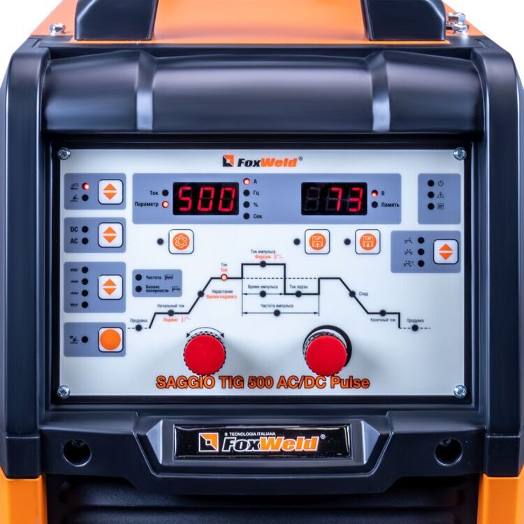 АППАРАТ АРГОНОДУГОВОЙ СВАРКИ SAGGIO TIG 500 AC/DC PULSE